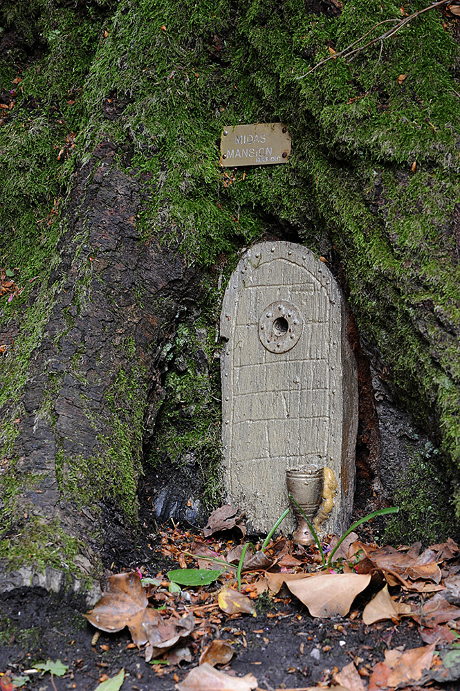 Furzey Gardens New Forest Fairy Door 'Midas Mansion'